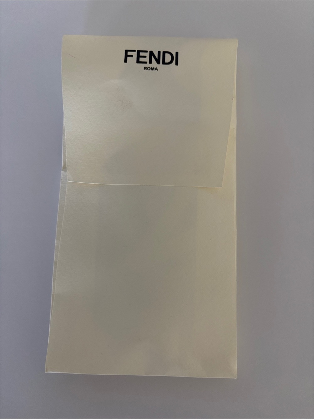 Authentic Fendi Roma shoelaces